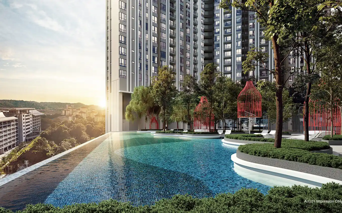 50m Olympic pool on the Active Deck at REN Residence